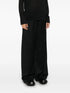 virgin wool-blend trousers